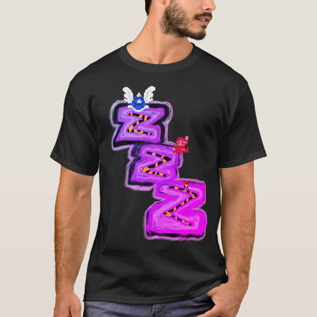 "ZZZ" (Miami X Mario Edition) ~ T Shirt (Framsida)