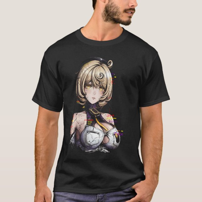 ZZZ Yidhari Isattribut Ruptur Anfall Vaporwave T Shirt (Framsida)