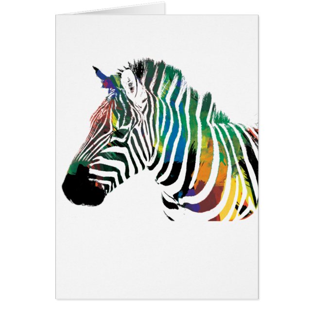 Zzzebra Hälsningskort (Framsidan)